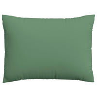 KOPFPOLSTERBEZUG WOVEN SATIN 60/80 cm  - Grün, Basics, Textil (60/80cm) - Schlafgut