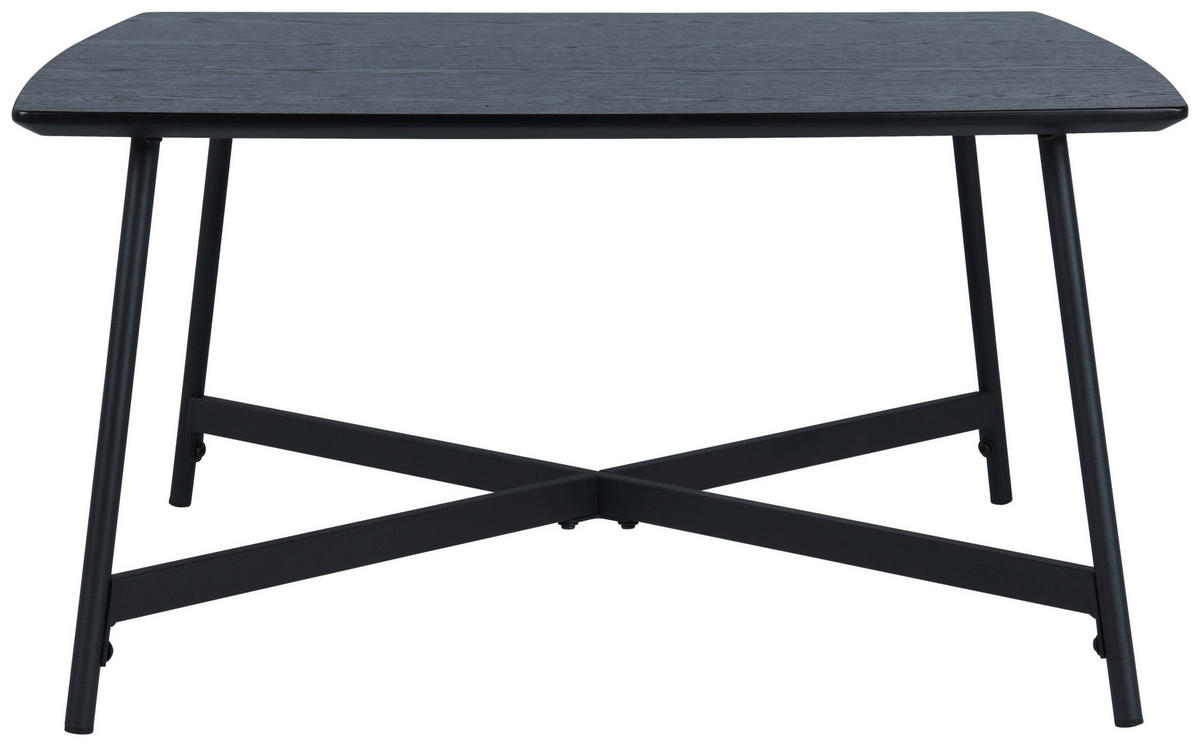 KONFERENČNÍ STOLEK, černá, kov, kompozitní dřevo, 80/80/42 cm - černá, Design, kov/kompozitní dřevo (80/80/42cm) - MID.YOU
