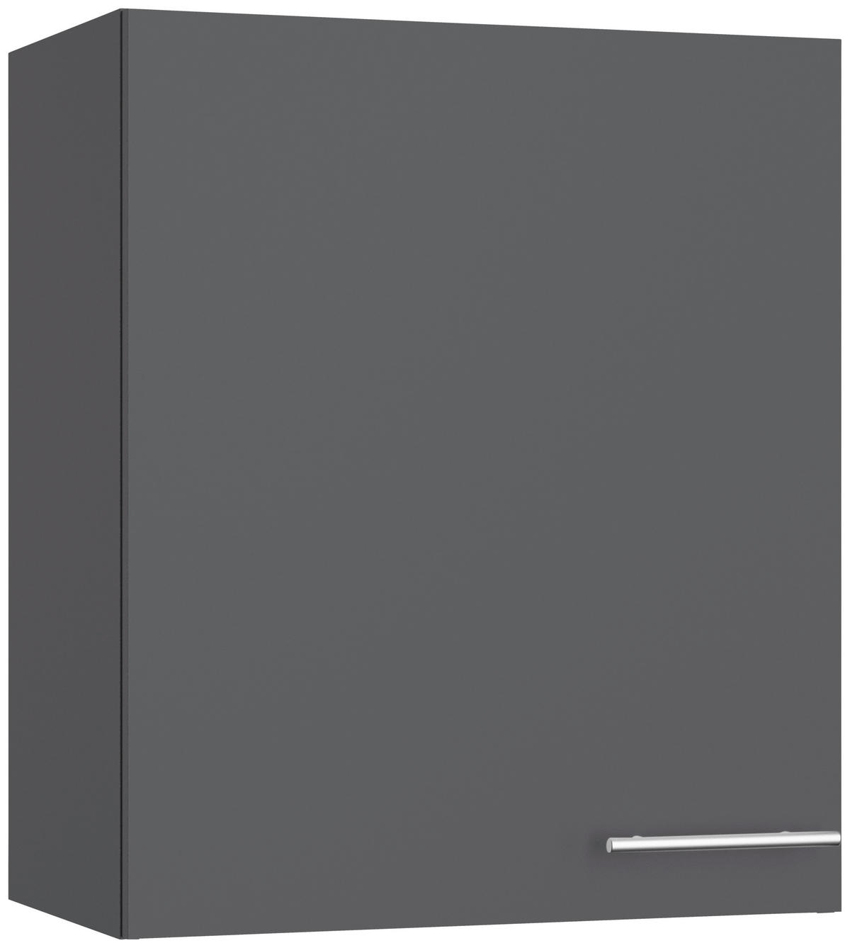 KÜCHENBLOCK 270 cm   in Anthrazit  - Edelstahlfarben/Eichefarben, Basics, Holzwerkstoff/Metall (270cm) - Optifit