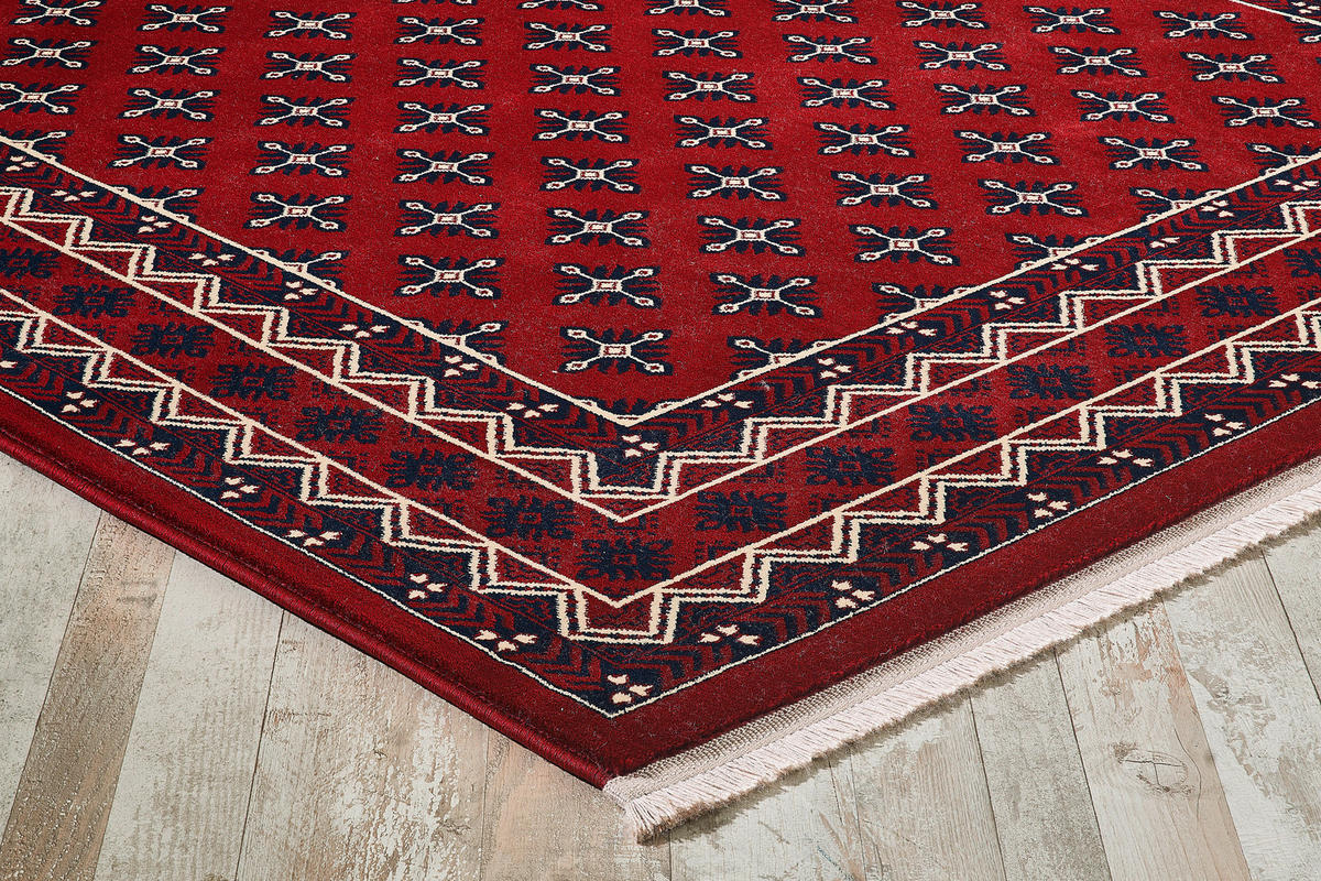 WEBTEPPICH 160/230 cm Semerkand Dunkelrot  - Dunkelrot, LIFESTYLE, Textil (160/230cm)