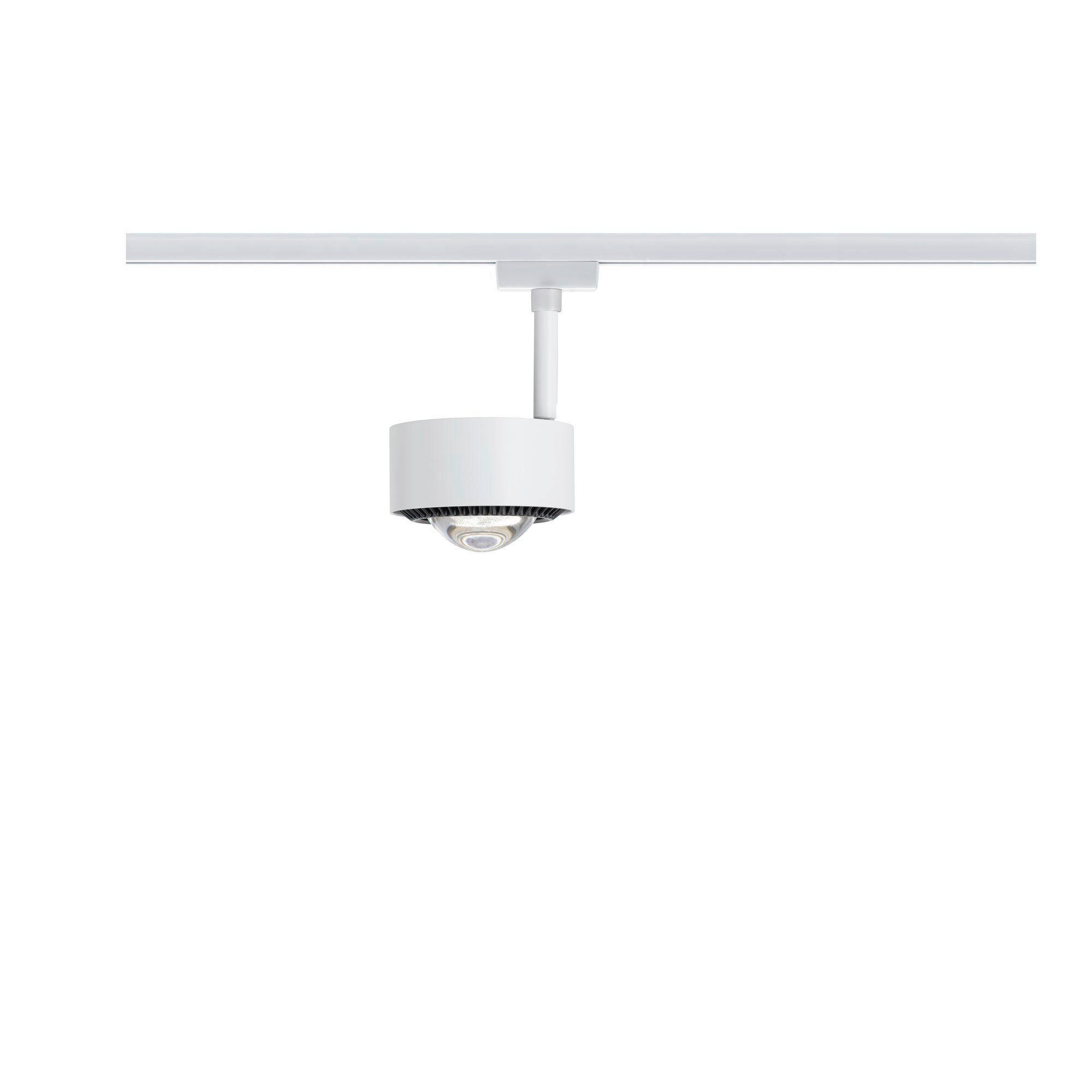 SCHIENENSYSTEM-STRAHLER - Schwarz/Weiß, Basics, Metall (9,8cm) - Paulmann