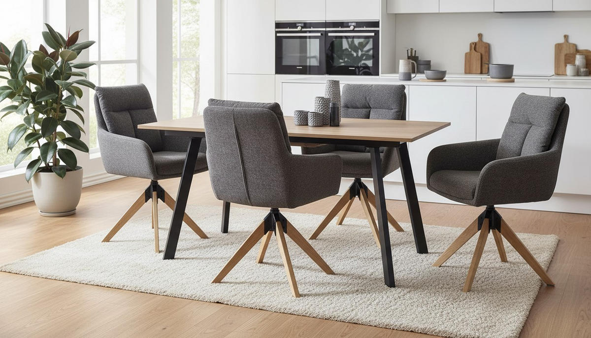 ESSTISCH 140/180/90/76 cm Nachbildung  Metall, Holzwerkstoff ausziehbar rechteckig Schwarz, Eiche Artisan  - Schwarz/Eiche Artisan, MODERN, Holzwerkstoff/Metall (140/180/90/76cm) - Livetastic