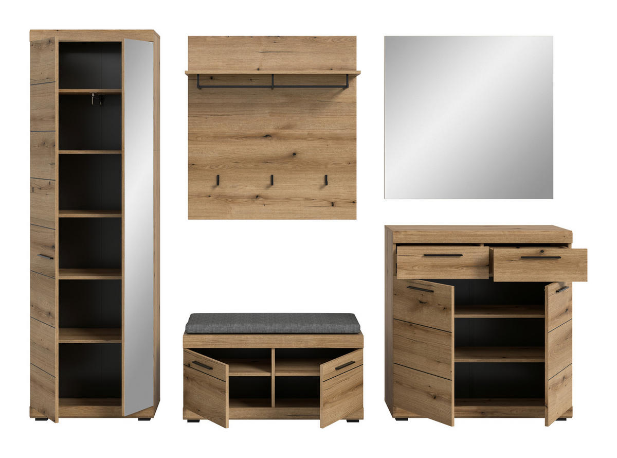 PREDSOBA temni hrast - temni hrast, Design, leseni material (272/197/40cm) - Livetastic