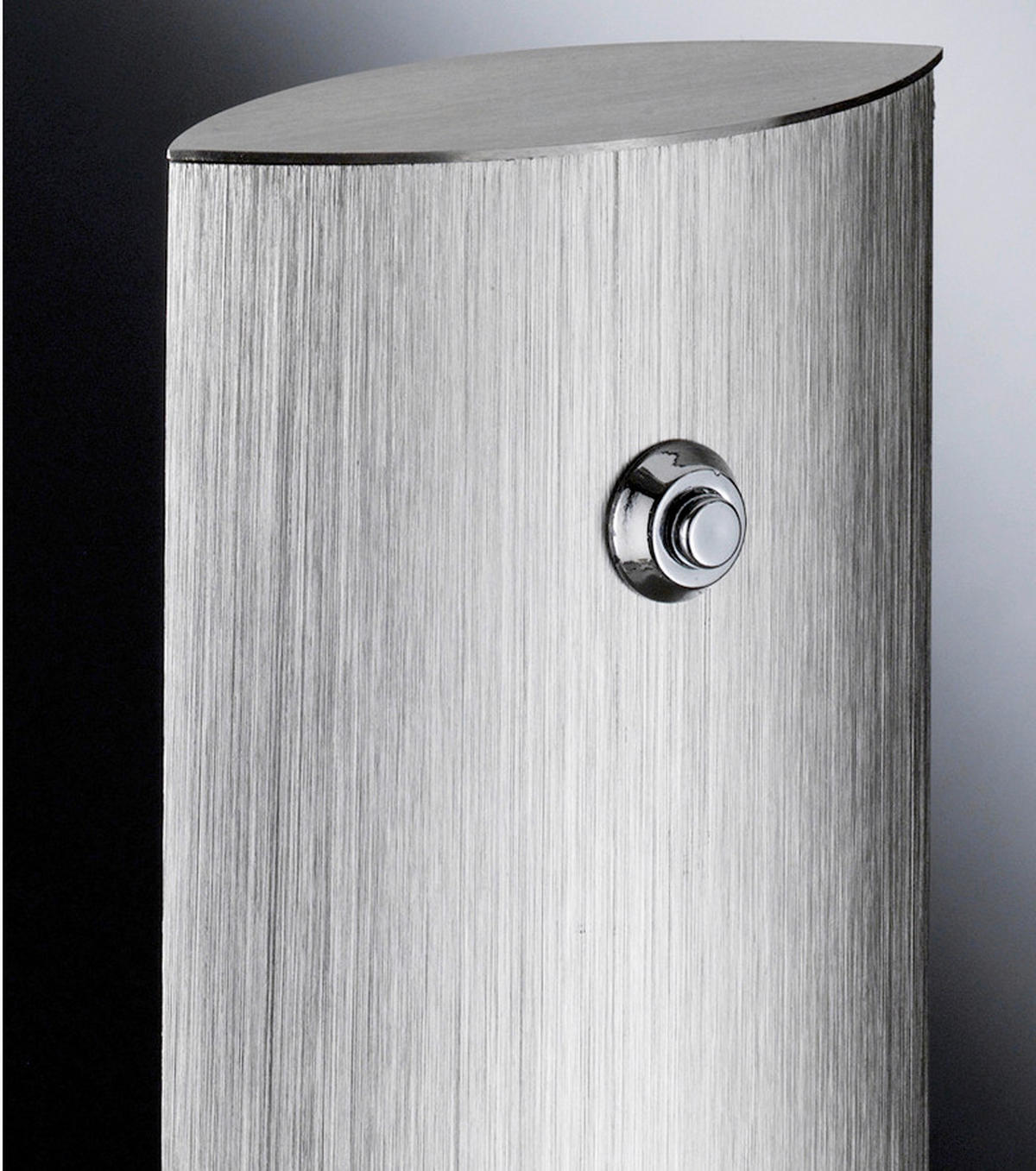 LED-GOLVLAMPA Beat 24/140 cm    - aluminiumfärg/nickelfärgad, Design, metall (24/140cm) - Fischer & Honsel