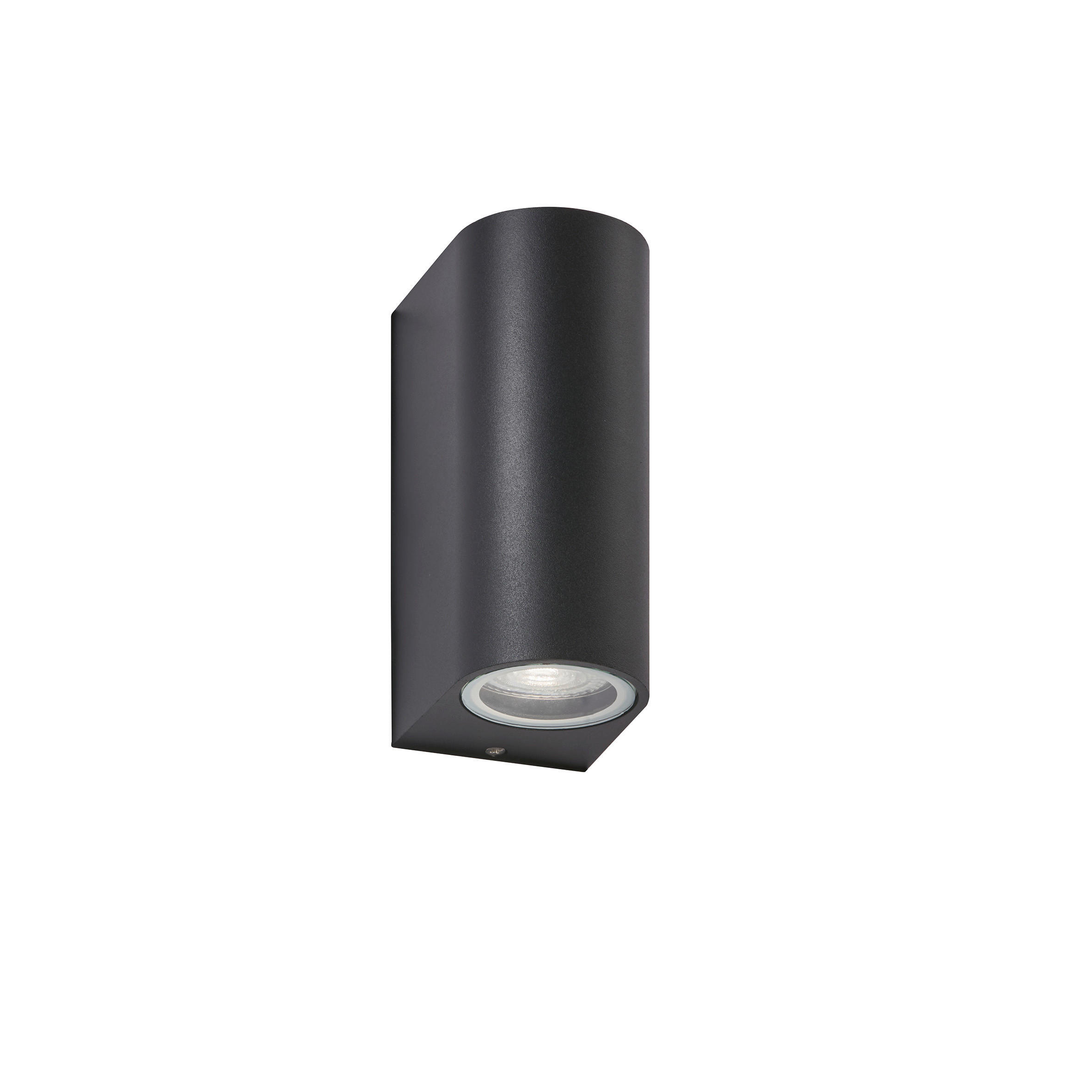 WANDSTRAHLER 9,2/6,9/15 cm   - Schwarz, Design, Metall (9,2/6,9/15cm) - Fischer & Honsel