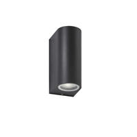 WANDSTRAHLER Marlon 9,2/6,9/15 cm   - Schwarz, Design, Metall (9,2/6,9/15cm) - Fischer & Honsel
