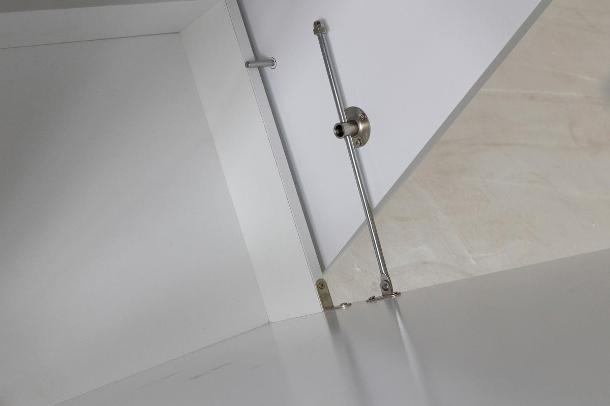 SERVIERWAGEN in Weiß  - Silberfarben/Schwarz, Basics, Holz/Holzwerkstoff (68/89/40cm) - MID.YOU