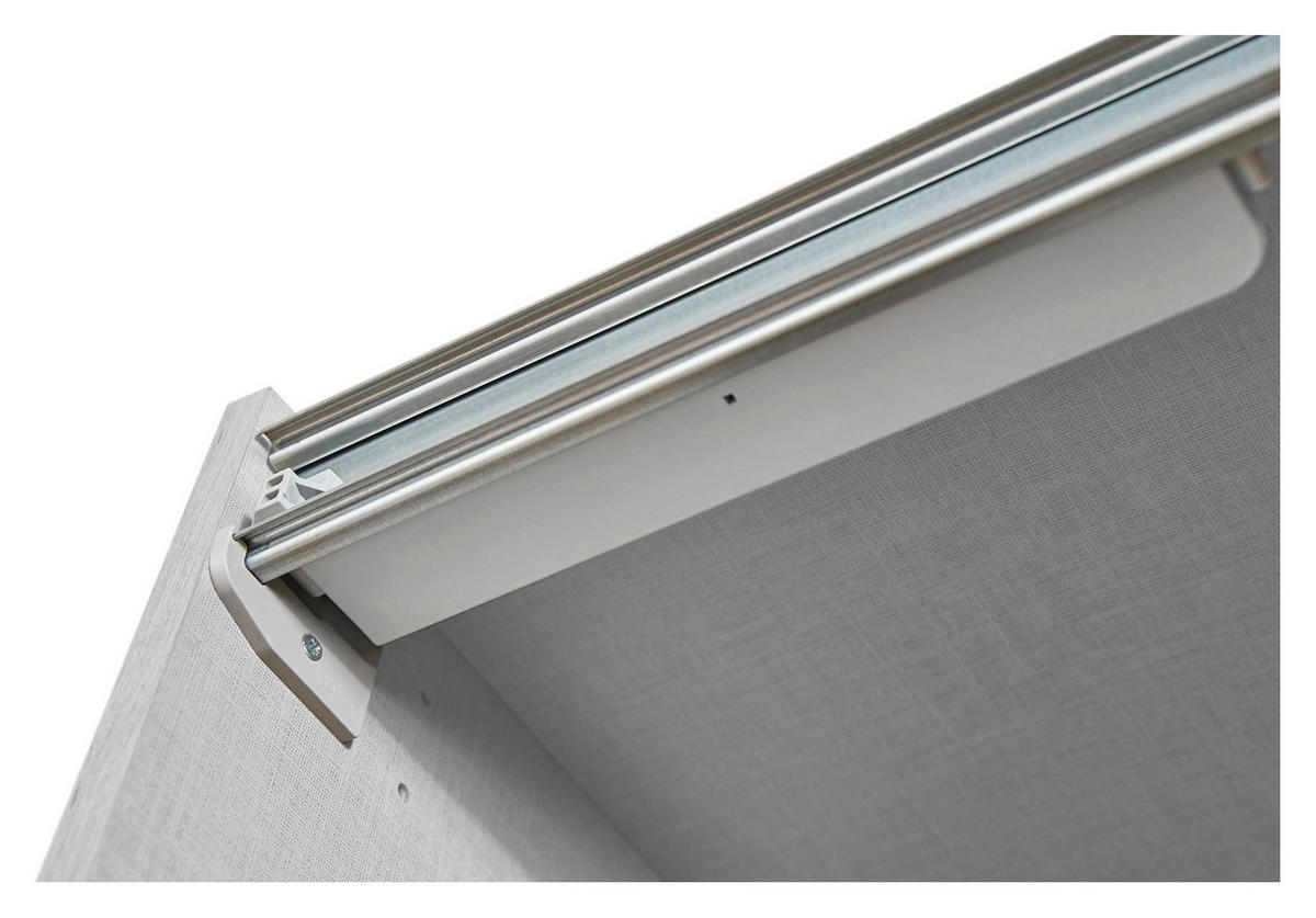 TÜRDÄMPFER 61/9/5 cm 3-teilig Silberfarben  - Silberfarben, Kunststoff/Metall (61/9/5cm) - home24