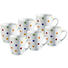 TASSENSET 6-teilig Keramik Porzellan Multicolor, Weiß - Multicolor/Weiß, Basics, Keramik (10,5/8,3/7,5cm) TASSENSET 6-teilig Keramik Porzellan Multicolor, Weiß - Multicolor/Weiß, Basics, Keramik (10,5/8,3/7,5cm)