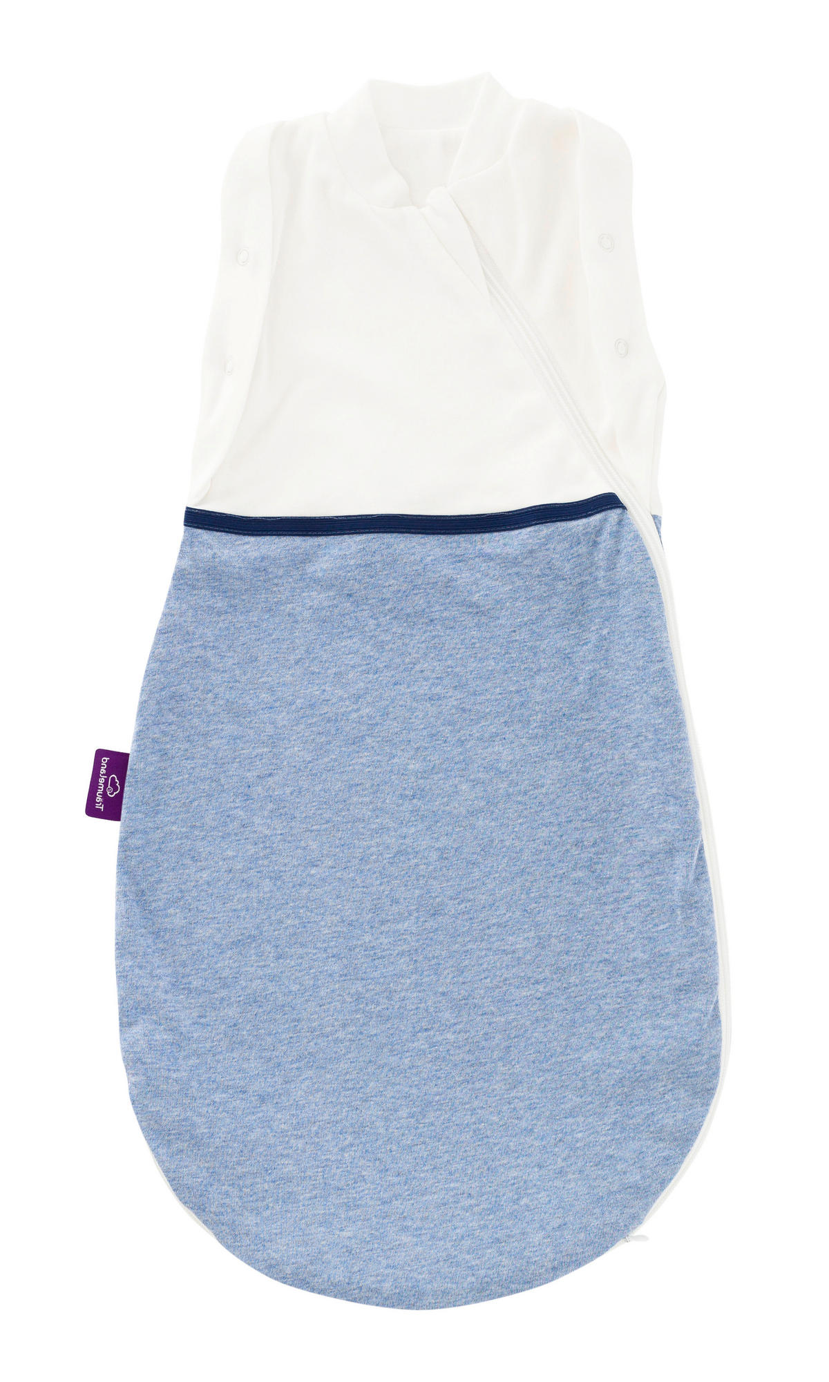 BABYSCHLAFSACK Puck-Schlafsack "Air"    50/56   - Pastellblau, Basics, Naturmaterialien (50/56null) - Träumeland