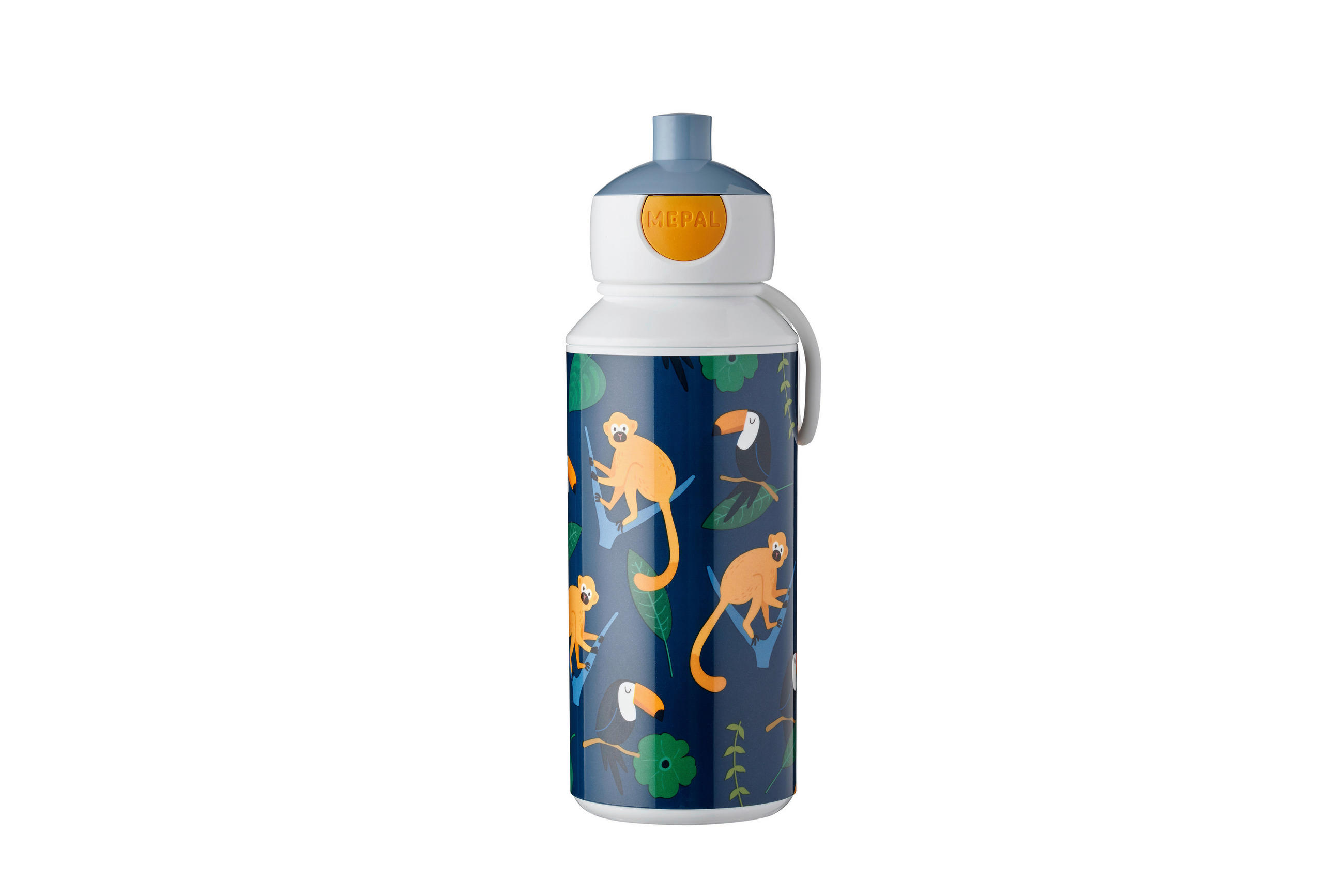 KINDERTRINKFLASCHE  - Blau/Gelb, KONVENTIONELL, Kunststoff (6,4/7,0/18,4cm) - Mepal