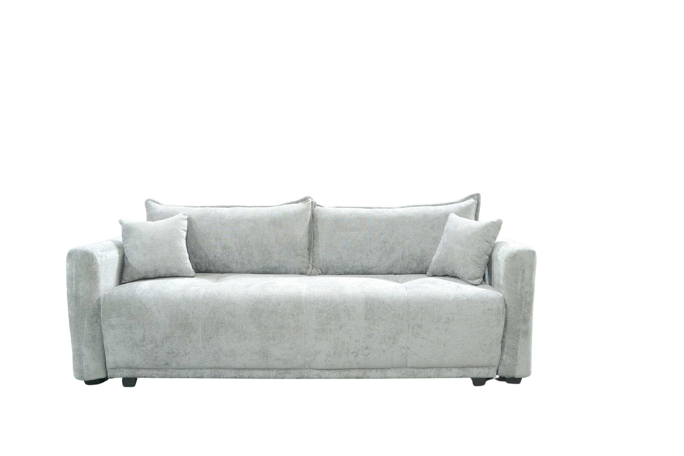 TROSJED NA RAZVLAČENJE drvo, tekstil  siva    - siva/crna, Moderno, drvo/tekstil (235/93/83cm) - Hom`in