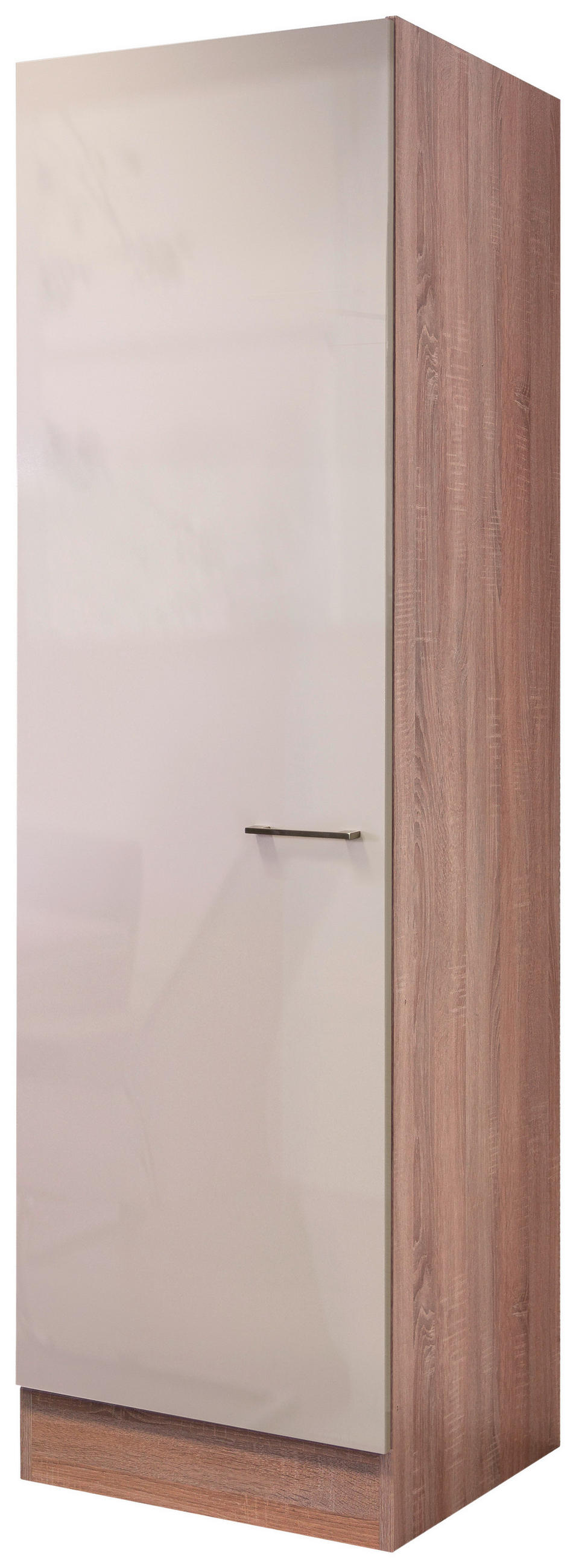 GESCHIRRSCHRANK 50/200/57 cm in Kaschmir - Kaschmir/Edelstahlfarben, MODERN, Holzwerkstoff/Metall (50/200/57cm) - FlexWell