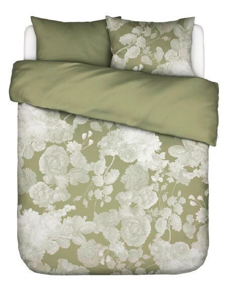 BETTWÄSCHE 2-teilig Eunice Satin 135/200 cm  - Hellgrün, KONVENTIONELL, Textil (135/200cm) - Essenza