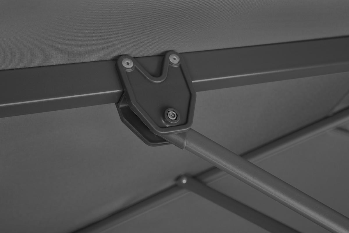 AMPELSCHIRM   - Anthrazit, Basics, Textil/Metall (352/244/300cm) - Schneider