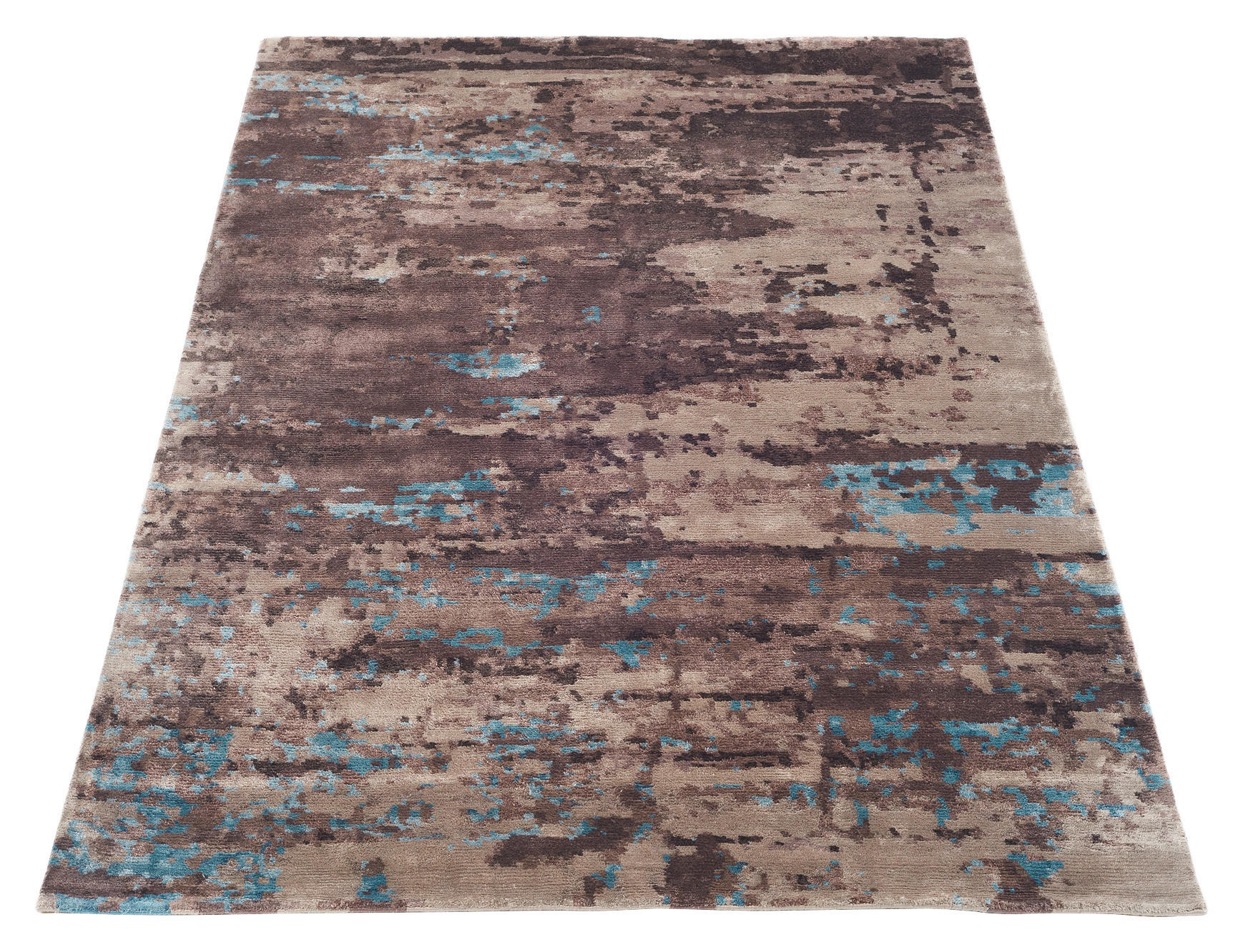 ORIENTTEPPICH 140/200 cm Angeles Pilano Blau, Braun, Beige  - Blau/Beige, Design, Textil (140/200cm) - Musterring