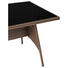 GARTENTISCH - Schwarz/Braun, Design, Glas/Kunststoff (140/72/80cm) - Ambia Garden