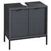 WASCHBECKENUNTERSCHRANK 60/60/32 cm  - Anthrazit/Grau, MODERN, Holzwerkstoff/Kunststoff (60/60/32cm) - MID.YOU