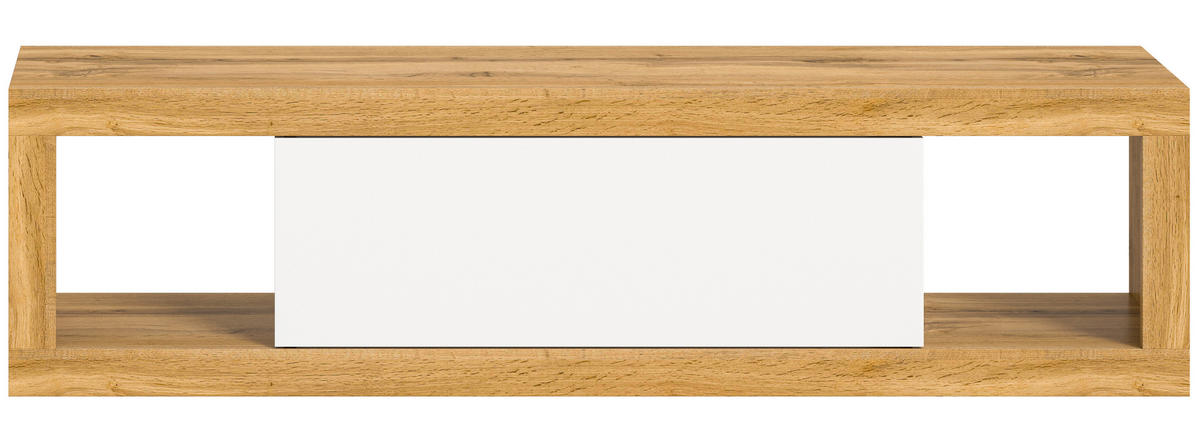 LOWBOARD  in 150/39/30 cm  - Eiche Wotan/Weiß, Design, Holzwerkstoff (150/39/30cm) - MID.YOU