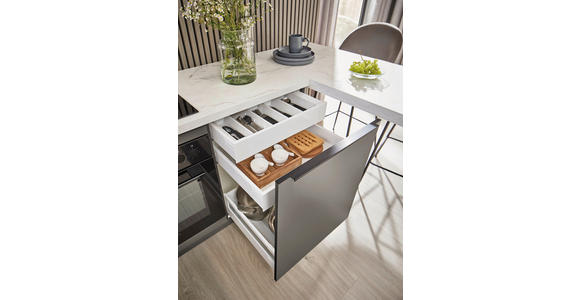 EINBAUKÜCHE   - Grau, Design, Holzwerkstoff - Xora