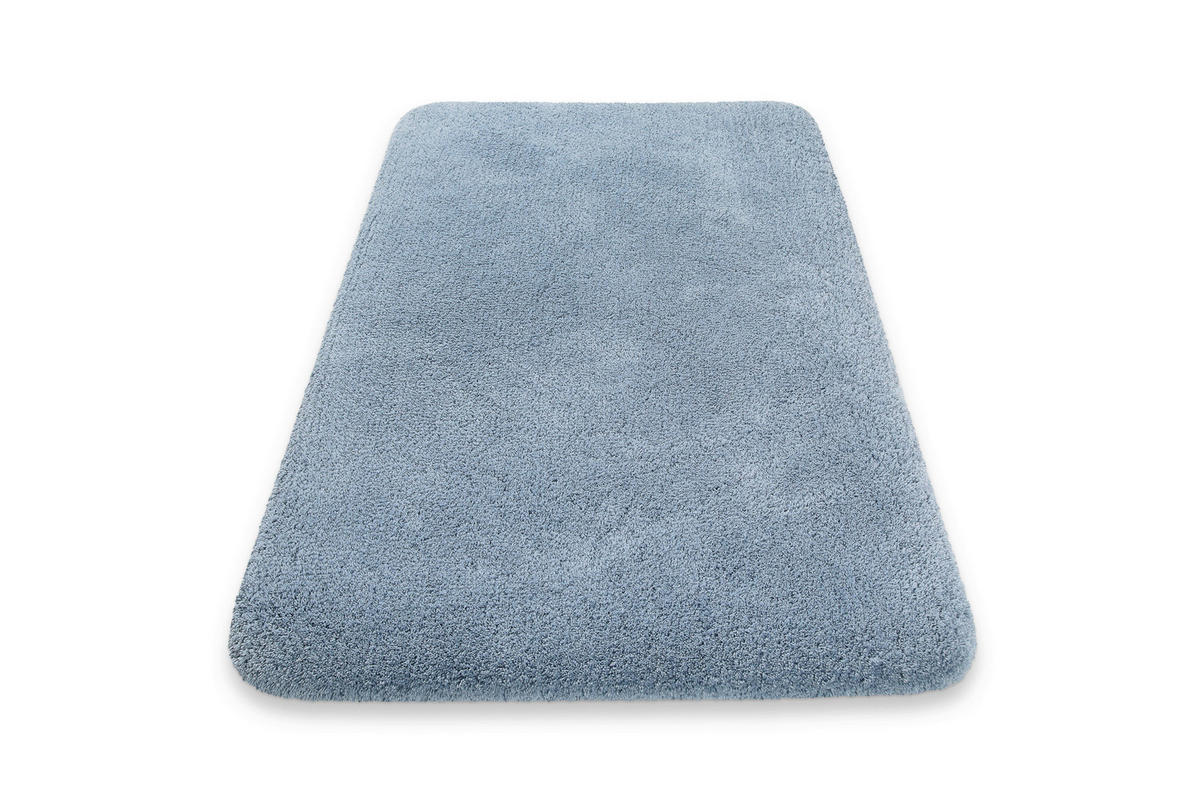 BADTEPPICH Blau 80/150 cm  - Blau, Basics, Kunststoff/Textil (80/150cm) - WECON HOME BASIC