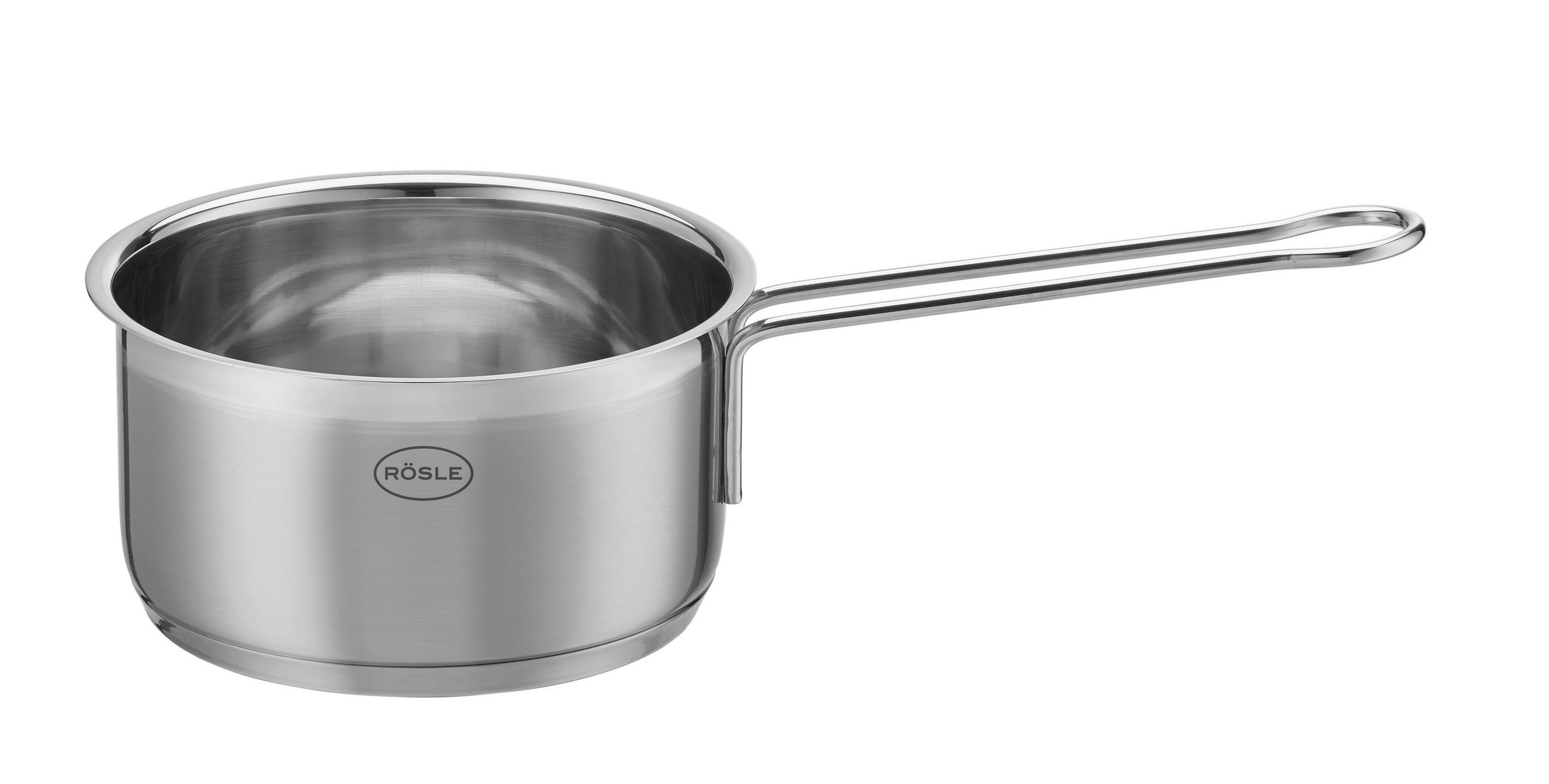 MINIPFANNE ELEGANCE  - Edelstahlfarben, Basics, Metall (12cm) - Rösle