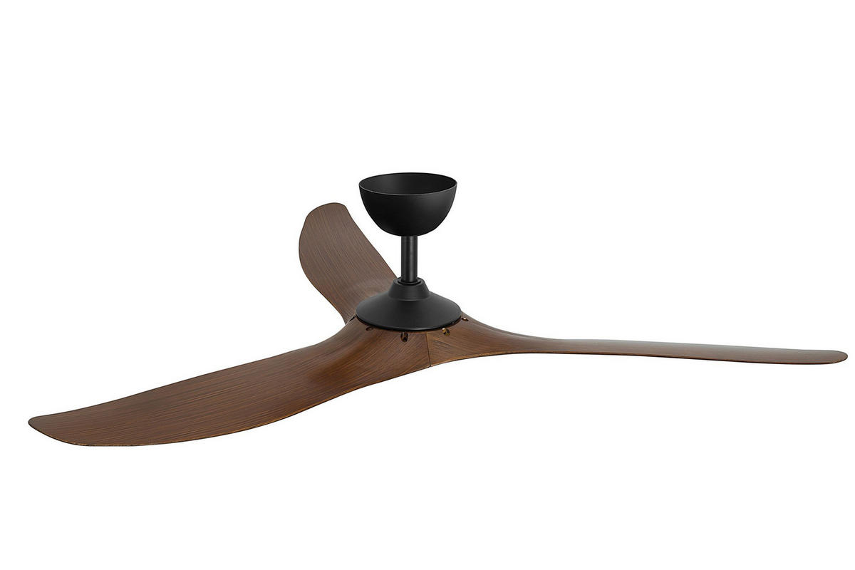 VENTILATOR STROPNI  crna   svijetlo smeđa   - svijetlo smeđa/crna, Basics, metal/plastika (137cm) - Mican