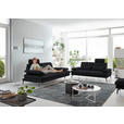 3-SITZER-SOFA in Leder Anthrazit  - Anthrazit/Schwarz, Design, Leder/Metall (222/86/104cm) - Dieter Knoll