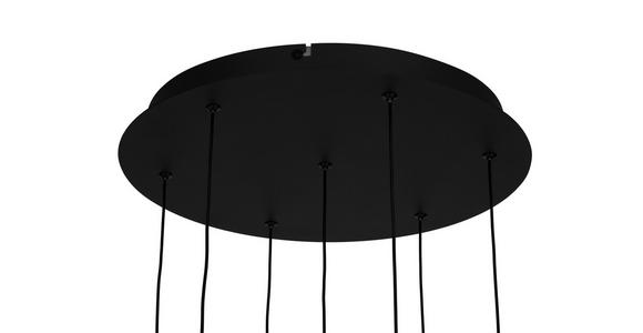 LED-HÄNGELEUCHTE Modern 40/180 cm    - Klar/Schwarz, Design, Glas/Metall (40/180cm) - Dieter Knoll