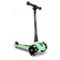 KINDERSCOOTER Highwaykick 3  - Schwarz/Grün, Trend, Kunststoff/Metall (24/72/55cm) - Scoot and Ride