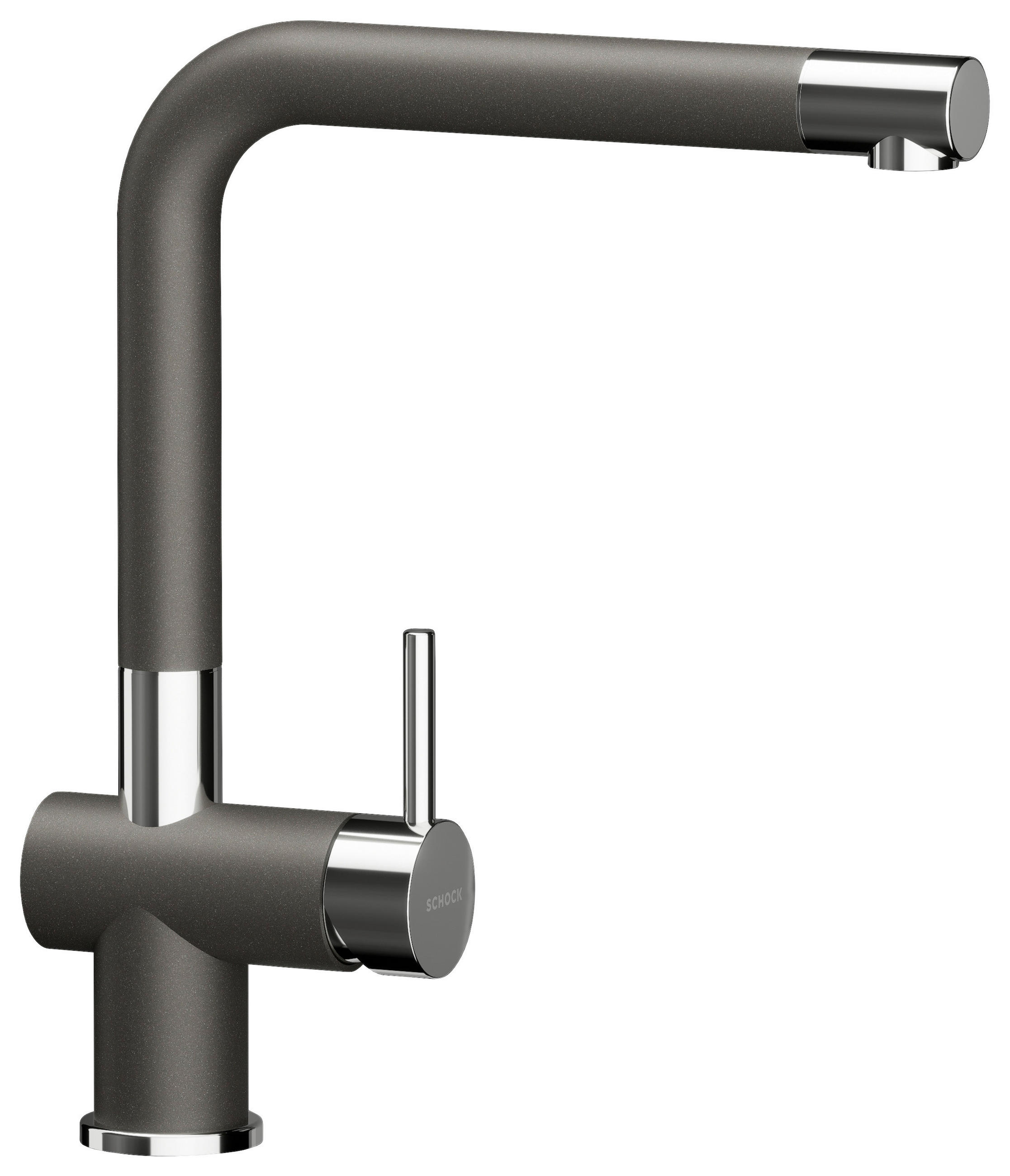 KÜCHENARMATUR 547001SIL  - Dunkelgrau, Basics, Stein/Metall (5/31/22cm) - Schock