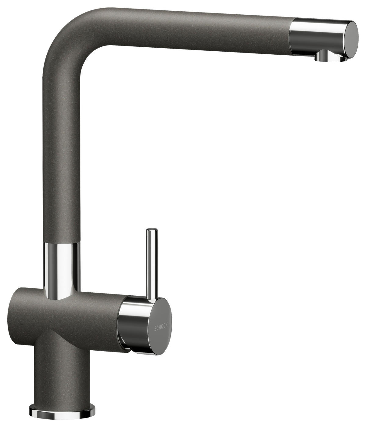 KÜCHENARMATUR 547001SIL  - Dunkelgrau, Basics, Stein/Metall (5/31/22cm) - Schock