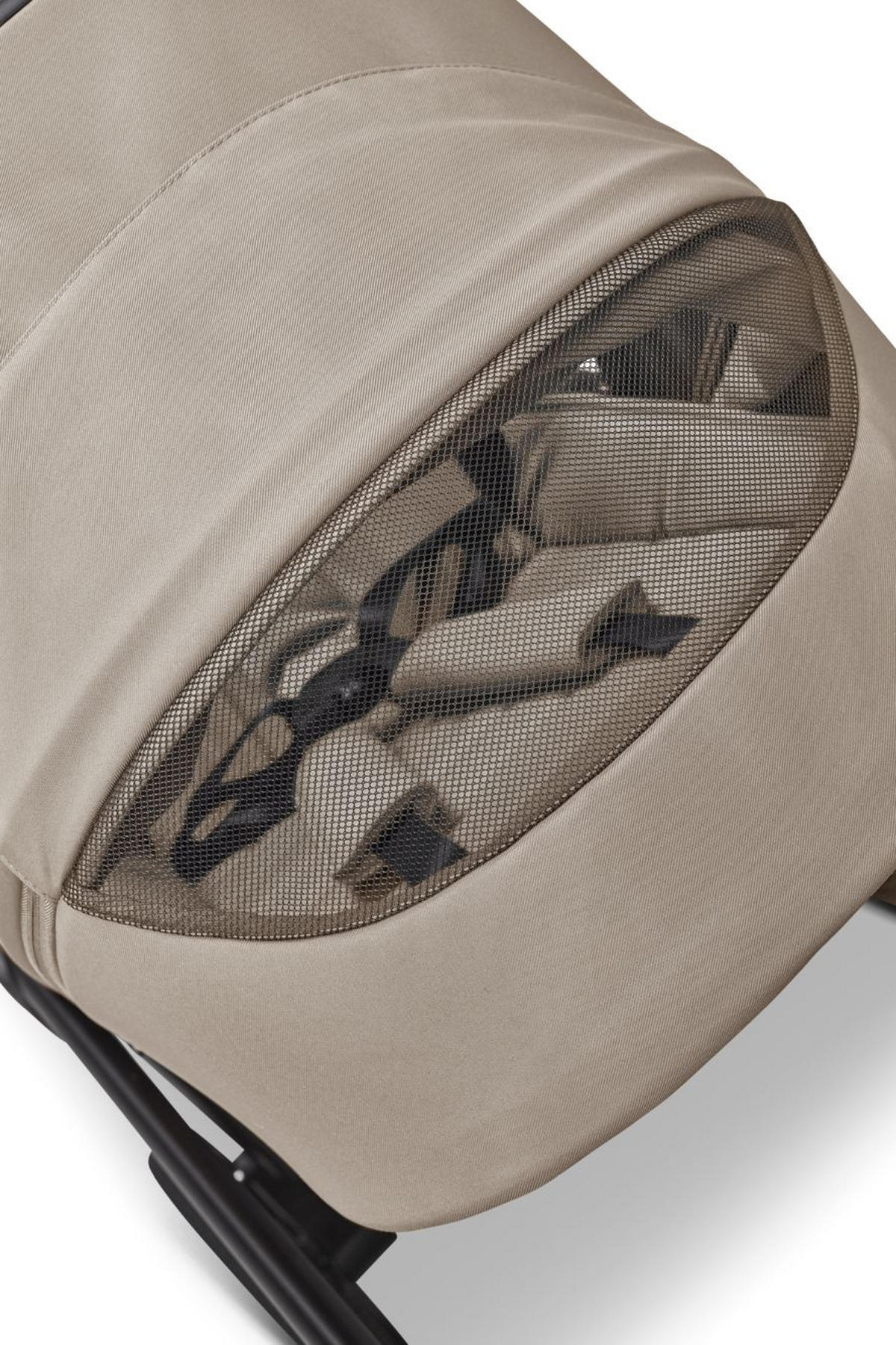 KOMBIKINDERWAGEN  Resea Fold  sand  - Sandfarben/Schwarz, Basics, Textil/Metall (116/57/94cm) - Moon
