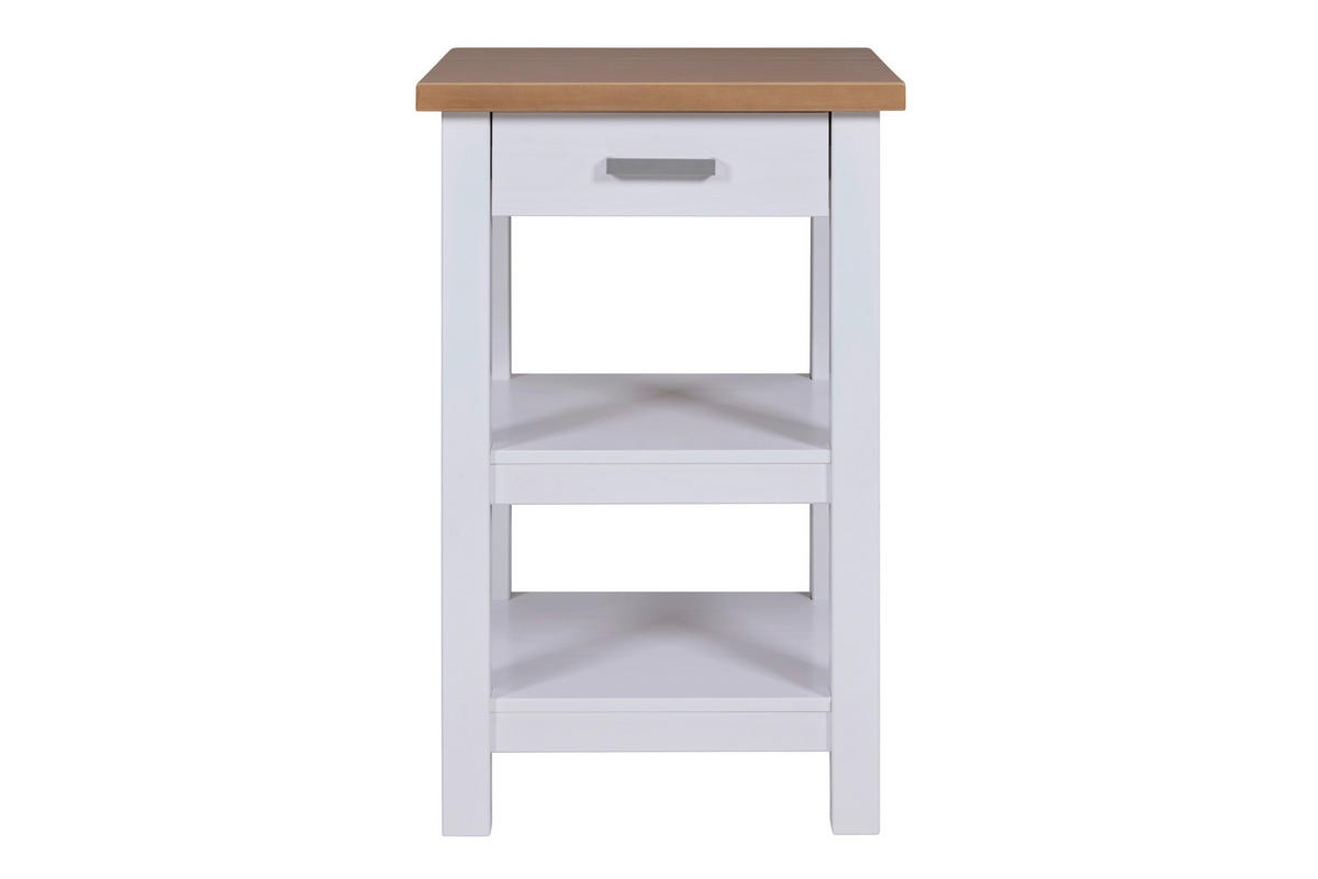 BARSKI STOL  bijela, hrast Artisan  drvo      - bijela/hrast Artisan, Konvencionalno, drvo (60/94/60cm)