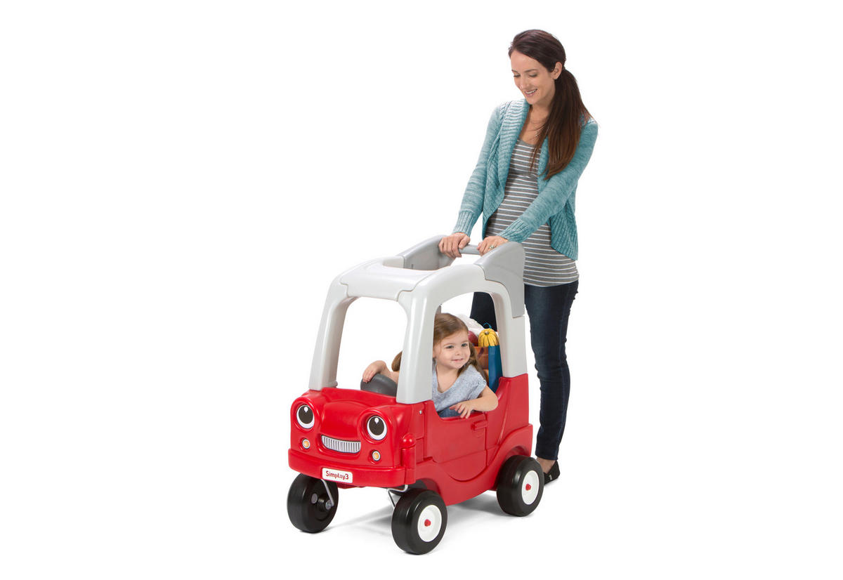 KINDERAUTO - Rot, Basics, Kunststoff (86,4/53,3/91,4cm)