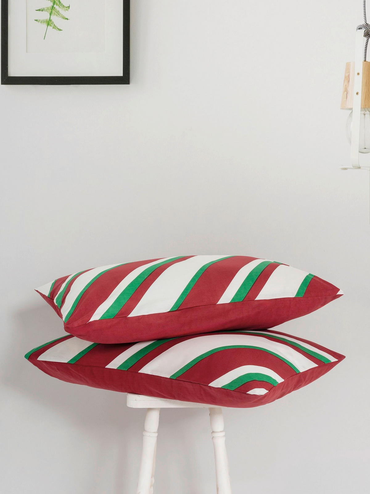 BETTWÄSCHE 2-teilig Merry - Red 135/200 cm  - Multicolor, Basics, Textil (135/200cm) - X-Mas