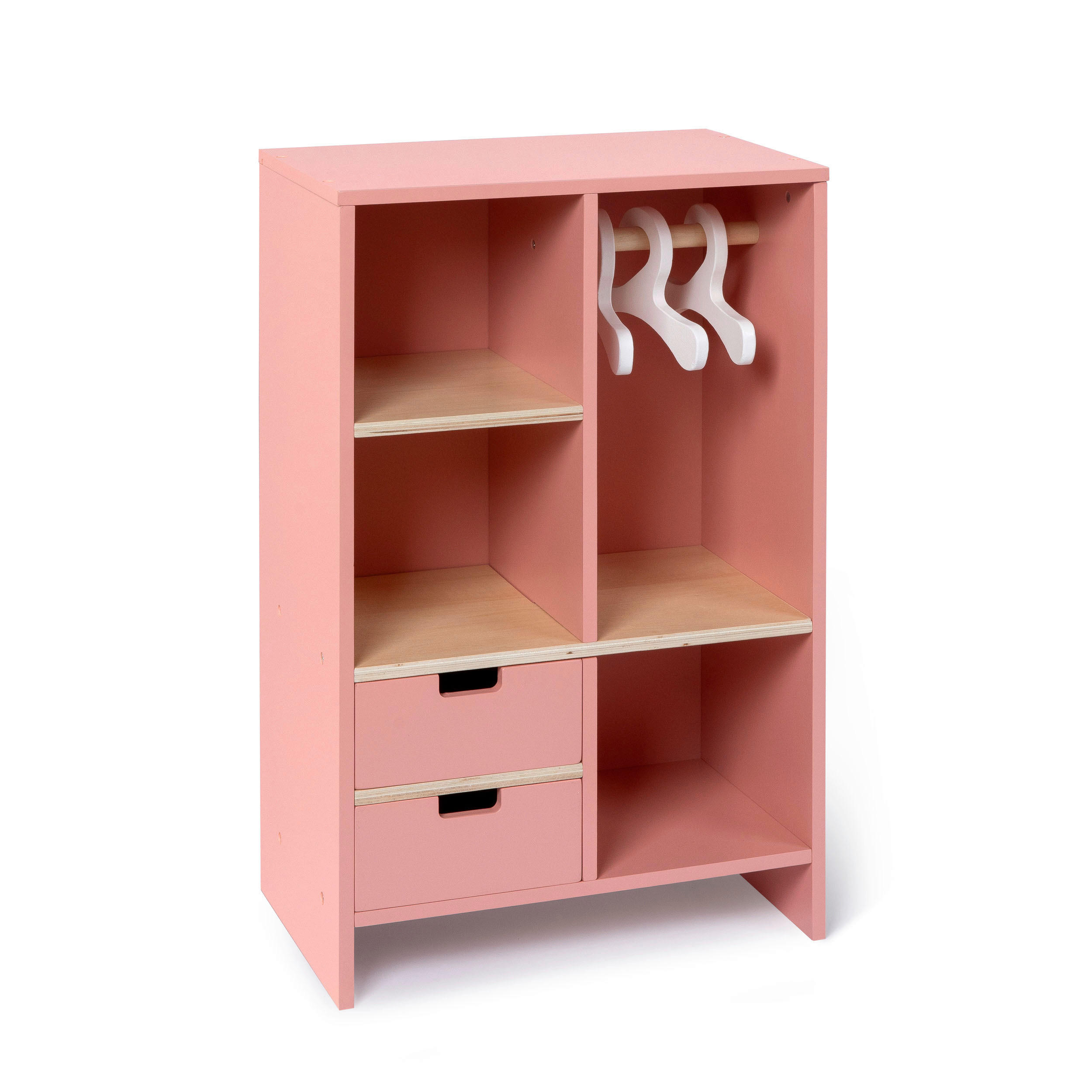 PUPPENKLEIDERSCHRANK ROBINIA  - Altrosa, Basics, Holz (32/20/50cm) - MUSTERKIND