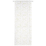 FERTIGVORHANG transparent  - Hellgelb/Weiß, Basics, Textil (140/245cm) - Esposa