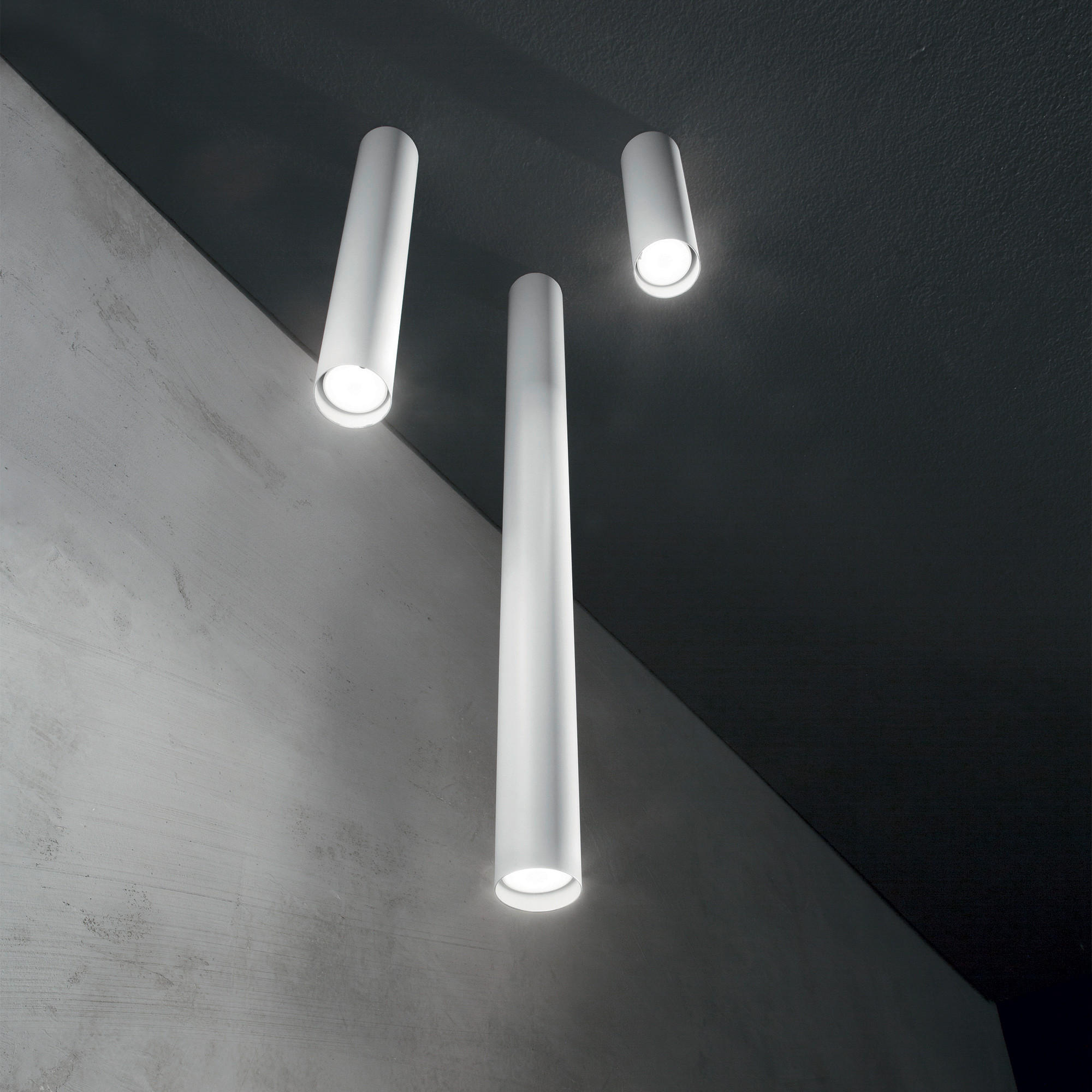 AUFBAULEUCHTE 6/20 cm   - Weiß, KONVENTIONELL, Metall (6/20cm) - Ideal Lux