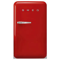 KÜHLSCHRANK 54,5/97-98/70,1 cm FAB10RRD6  - Rot, Basics, Glas/Metall (54,5/97-98/70,1cm) - SMEG