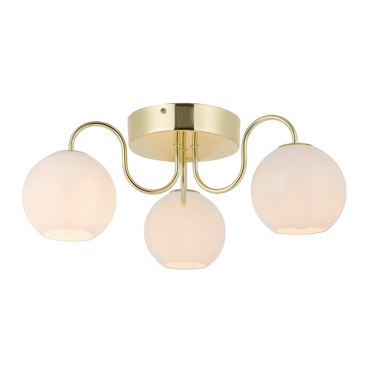 DECKENLEUCHTE Franca 18/46.2/46.2 cm  - Messingfarben, Design, Metall (18/46.2/46.2cm) - Nordlux