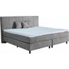 BOXSPRINGBETT 220/200 cm  in Graubraun  - Graubraun/Schwarz, LIFESTYLE, Holz/Textil (220/200cm) - home24