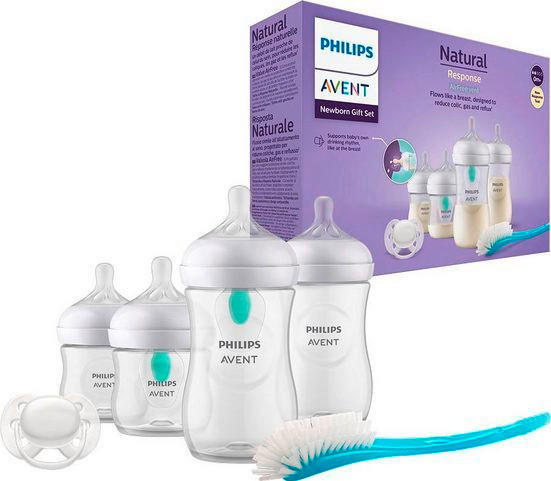 SET FLAŠICA - Osnovno, plastika/prirodni materijali (28/7/19cm) - Avent