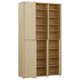 SCHUHSCHRANK  in 109,2/191,9/34,9 cm  - Hellgelb/Grau, MODERN, Holzwerkstoff/Kunststoff (109,2/191,9/34,9cm) - Carryhome