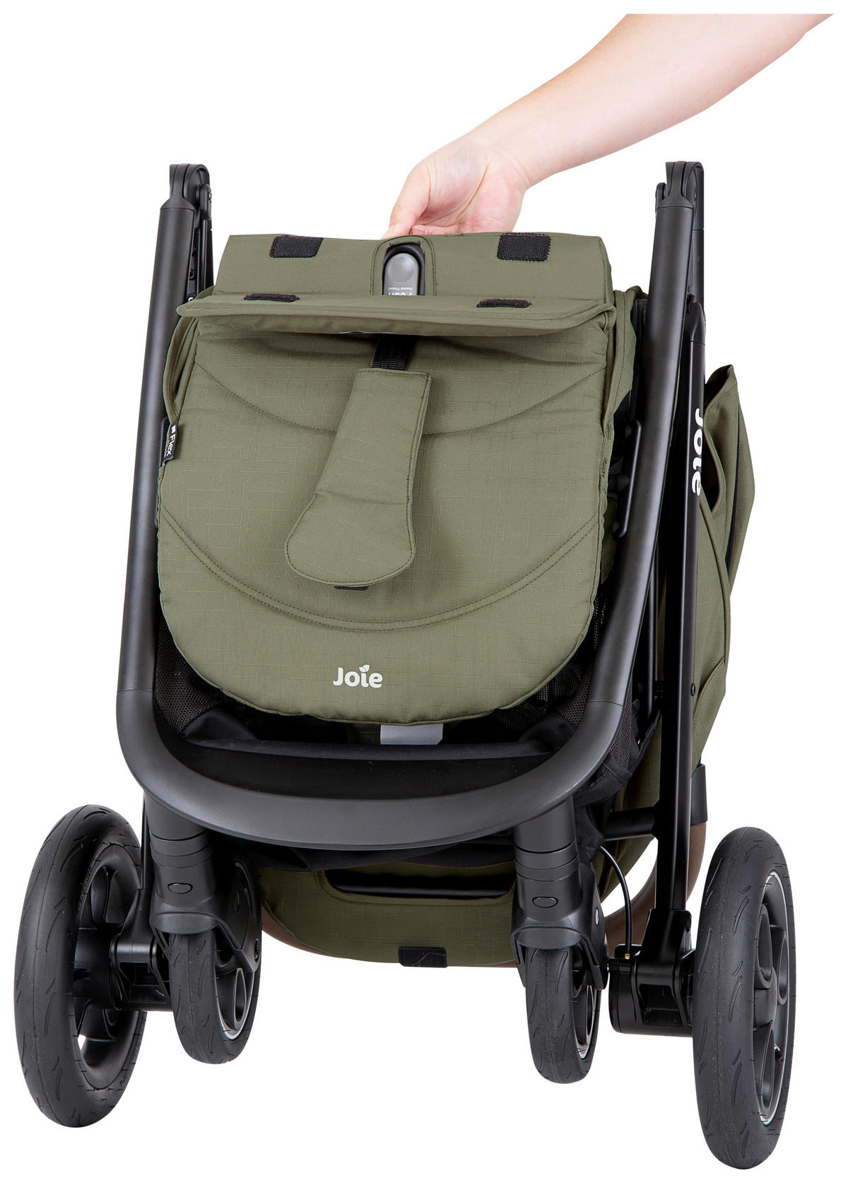 BUGGY LITETRAX PRO AIR  - Dunkelgrün/Schwarz, Basics, Textil/Metall (58/103/93,6cm) - Joie