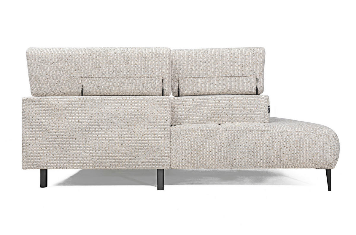 SOFFA i textil ecru  - svart/ecru, Design, metall/textil (304/77/108cm) - Stylife
