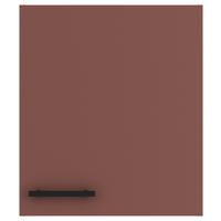 KÜCHENOBERSCHRANK 50/57,6/34,6 cm  in Rotbraun  - Rotbraun/Anthrazit, Basics, Holzwerkstoff/Metall (50/57,6/34,6cm) - Optifit