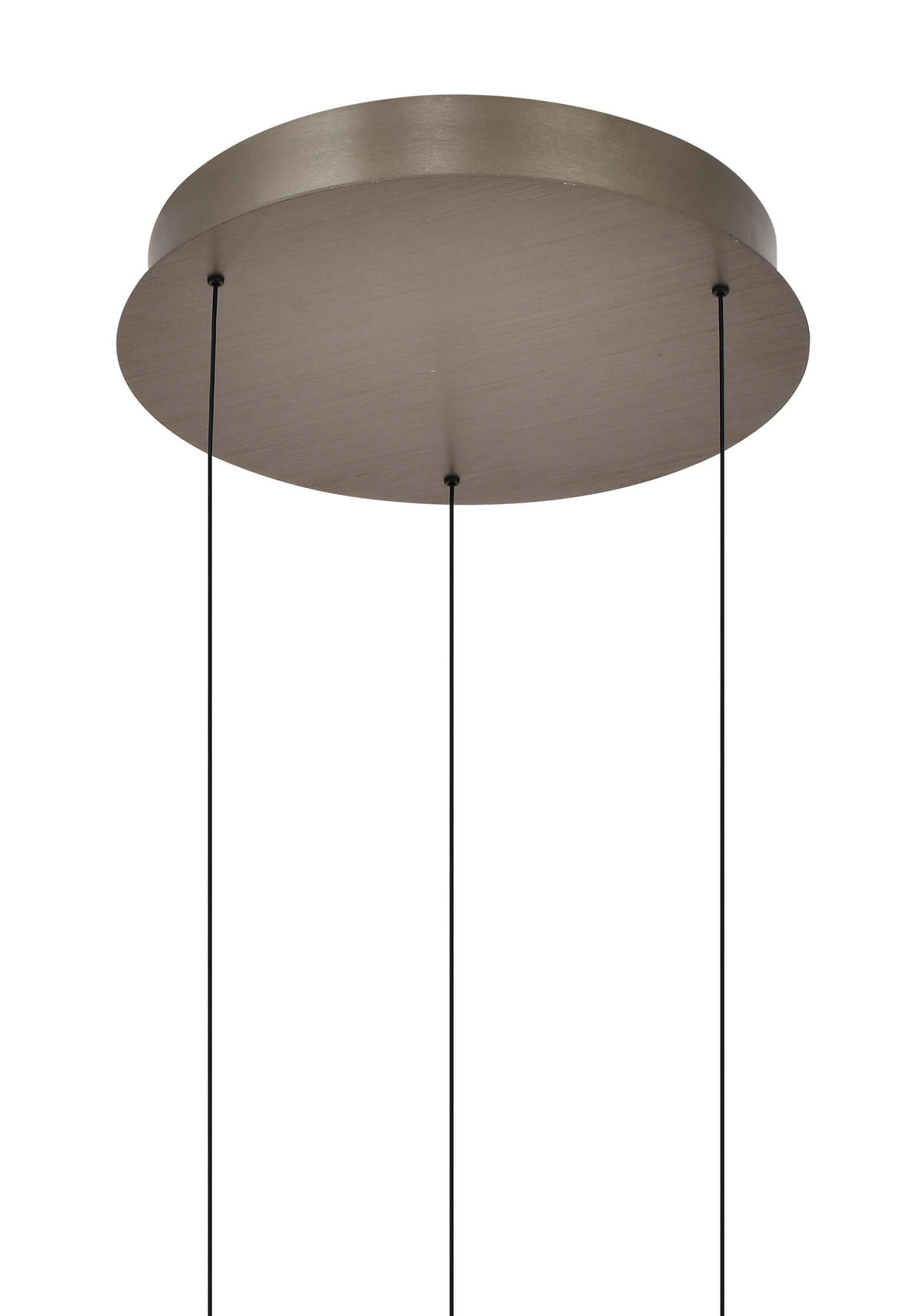 LED-HÄNGELEUCHTE Valensole 42,5/150/42,5 cm  - Bronzefarben, Design, Metall (42,5/150/42,5cm)
