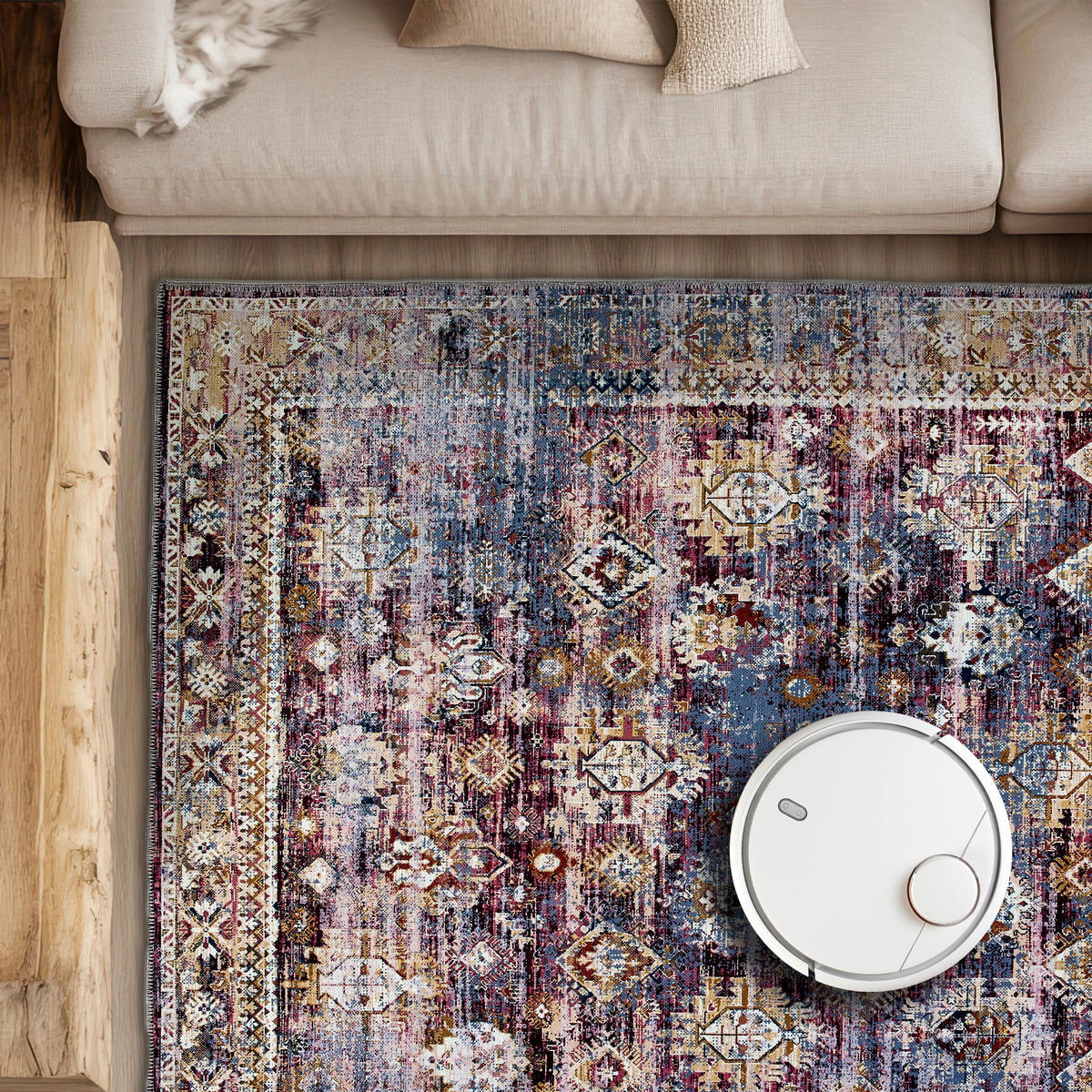 FLACHWEBETEPPICH 160/230 cm Piper Multicolor rechteckig  - Multicolor, Basics, Textil (160/230cm) - Astra