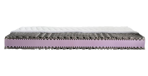 KALTSCHAUMMATRATZE 90/190 cm Höhe ca. 21 cm - Weiß, Basics, Textil (90/190cm) - Sleeptex